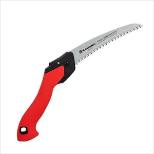 RazorTOOTH 7 in. High Carbon Steel Blade with Ergonomic Non-Slip Handle Folding Pruning Saw