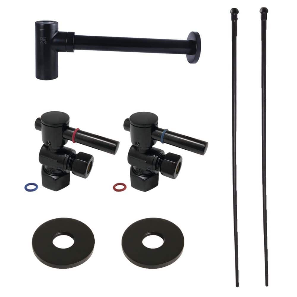 Trimscape Modern Made of Brass Plumbing Sink Trim Kit with Bottle Trap in Matte Black price history on PriceWatchPro