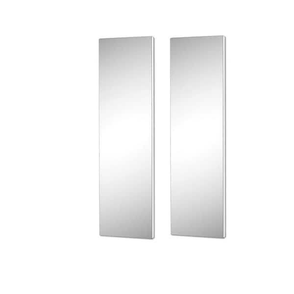 Seafuloy 9.57 in. W x 33 in. H Bathroom Dresser Mirror Rectangle Makeup Mirror Decorative Living Room Mirror