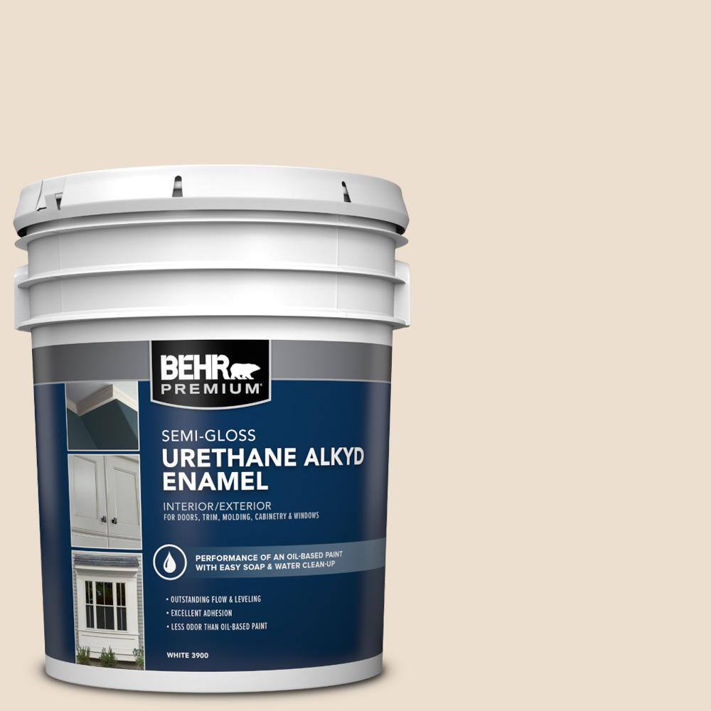 5 gal. #W-F-120 Natural Linen Urethane Alkyd Semi-Gloss Enamel Interior/Exterior Paint price history on PriceWatchPro