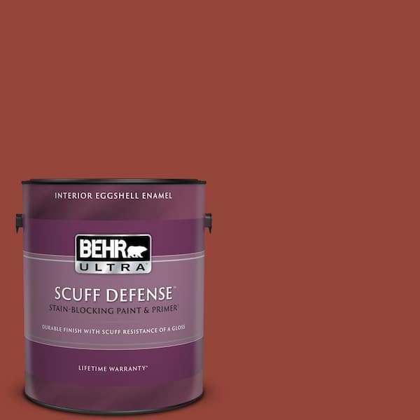 BEHR ULTRA 1 gal. #PPU2-17 Morocco Red Extra Durable Eggshell Enamel Interior Paint & Primer