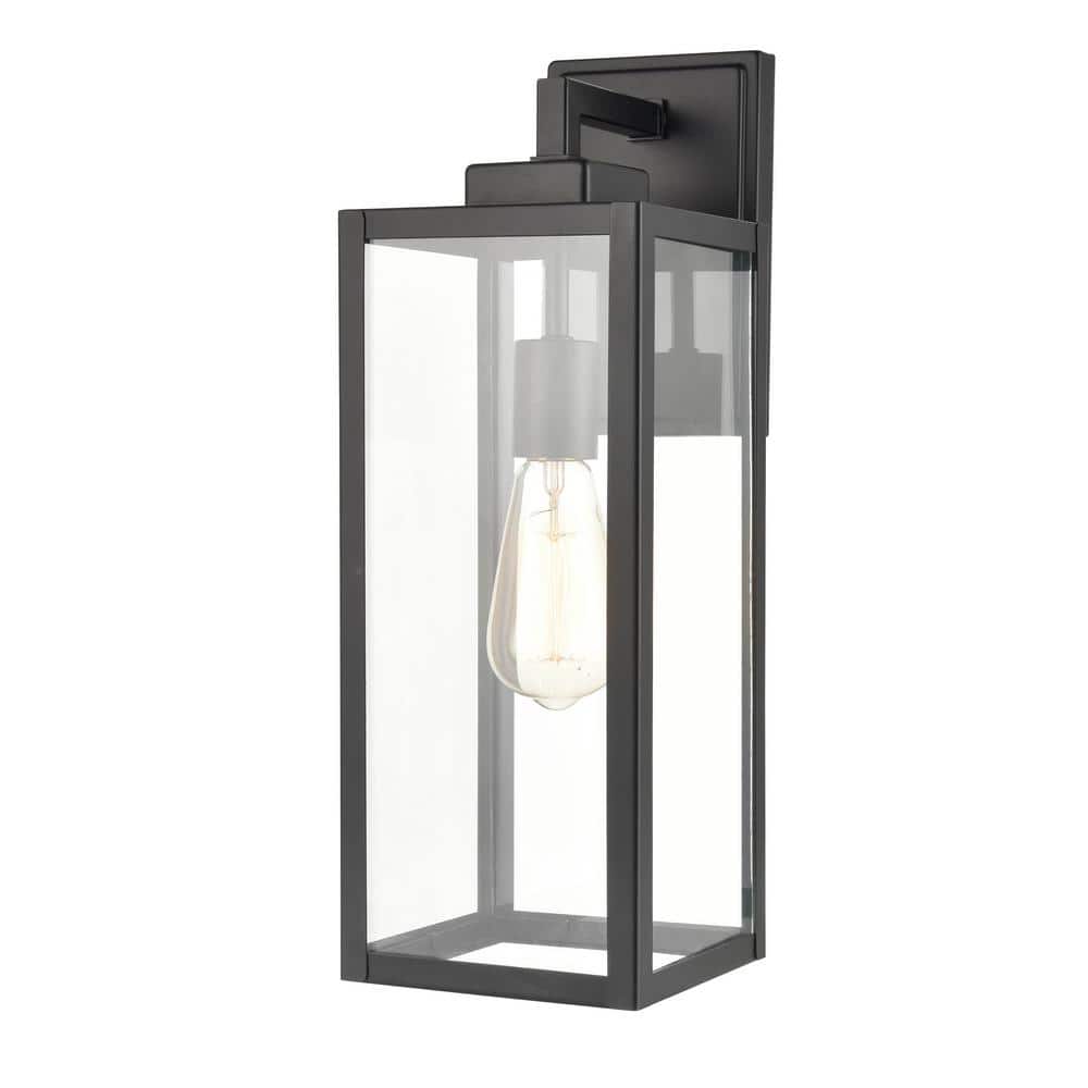 1-Light 6 in. Powder Coat Black Outdoor price history on PriceWatchPro