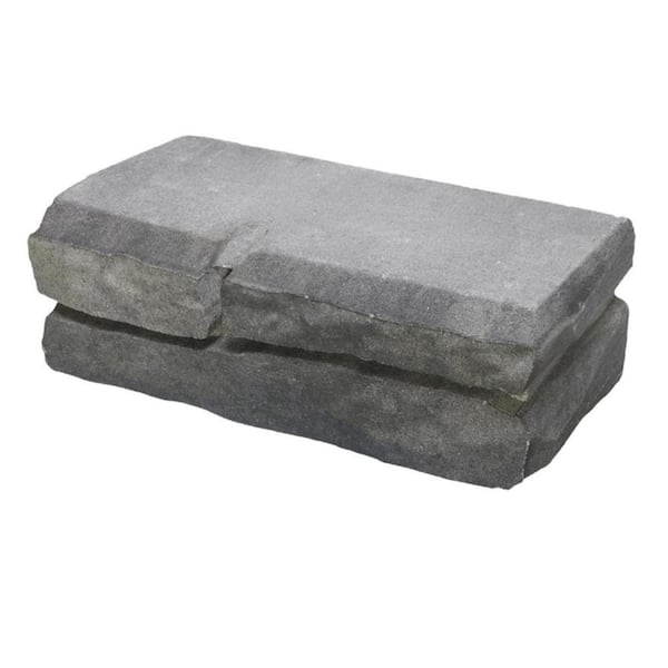 Oldcastle Natural Impressions 4 in. x 12 in. x 5.75 in. River Blend Concrete Quarry Retaining Wall Block