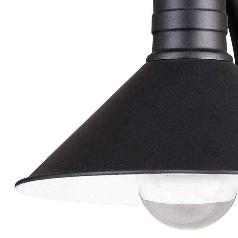 Akron 38'' Oil Rubbed Bronze and Matte White Modern Farmhouse Vanity Light