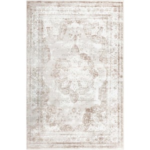 Sofia Salle Garnier Beige 5' 0 x 8' 0 Area Rug