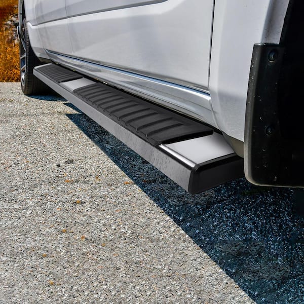 VEVOR Running Boards 6 in. Step Bars Compatible with Ford Crew Cab Super Duty Crew Cab Stainless Steel Side Steps Nerf Bars