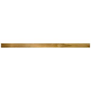 91.5 in. W x 4.5 in. H Toe Kick Molding in Natural Hickory