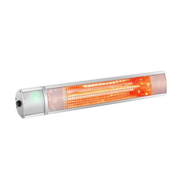 Clihome 1500-Watt Electric Wall-Mounted Infrared Space Heater Adjustable Outdoor Patio Heater with Remote Control 3 Heat Setting