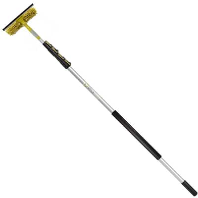 6 ft. to 24 ft. Extension Pole Plus Squeegee and Window Washer Combo Includes 10 in., 12 in. and 14 in. Squeegee Blades