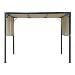 9.5 ft. x 9.5 ft. Beige Patio Canopy Gazebo