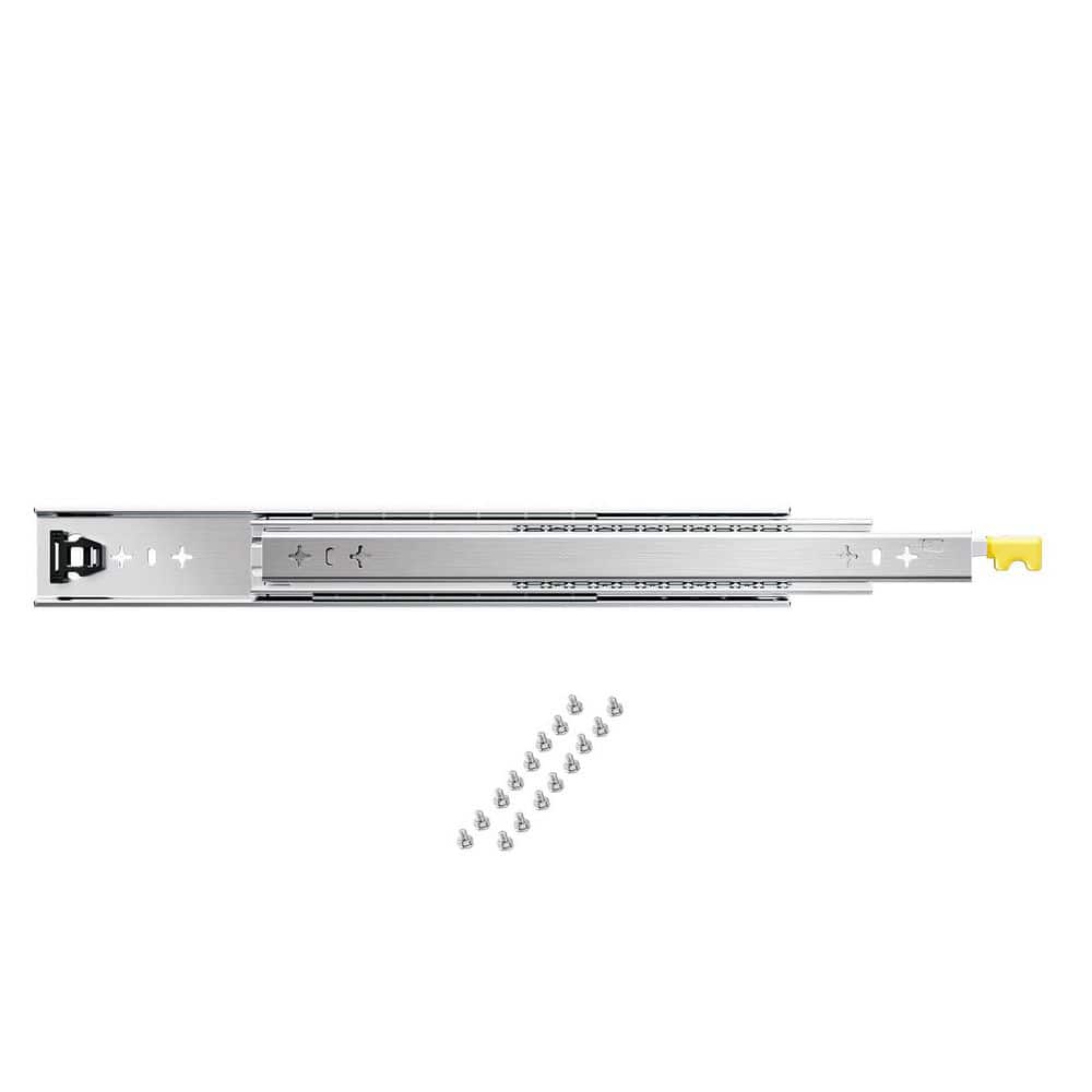 Drawer Rails, 38 in. Silver, Carbon Steel, Side Mount Heavy Duty Drawer Slides, 1-Pair, for 250 lbs. 2025 Upgrade price history on PriceWatchPro