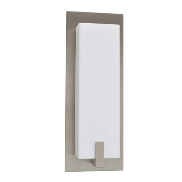 AFX Sinclair 3.2 in. Satin Nickel LED Sconce