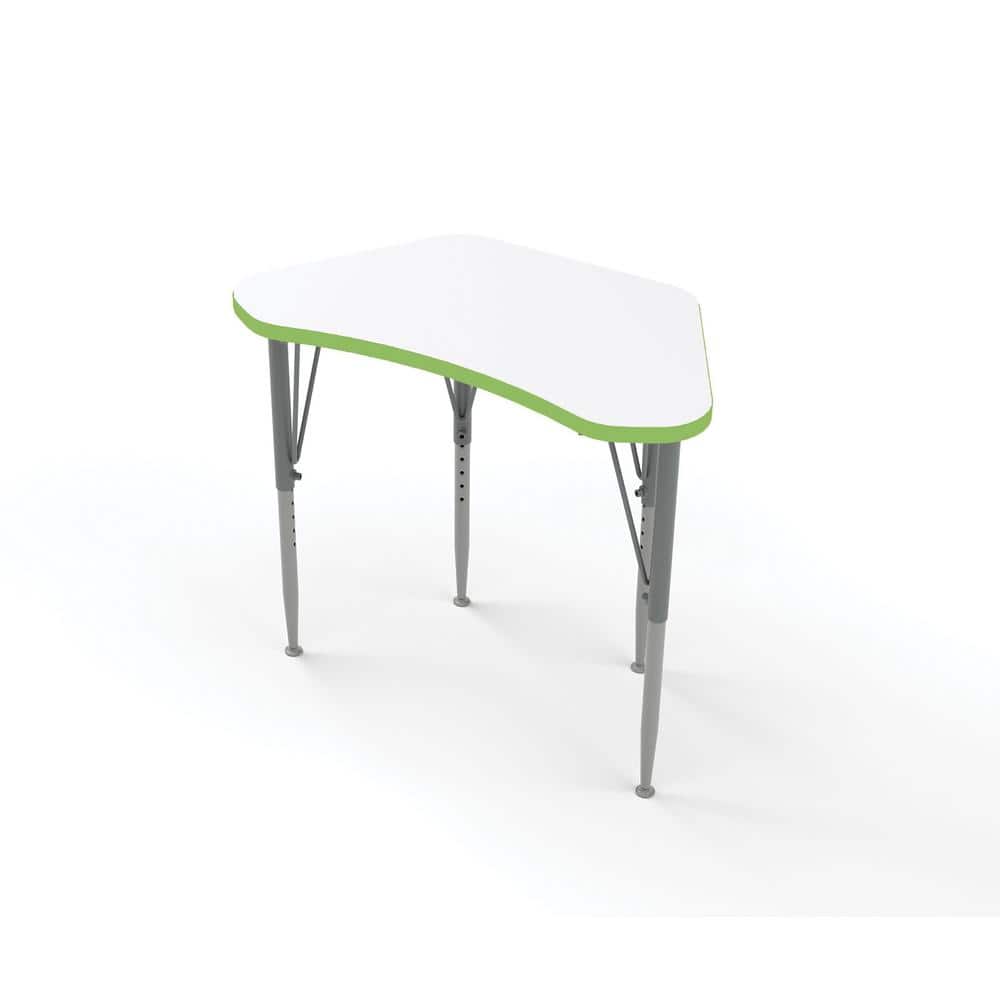 Versa Wing Desk Laminate Large Surface Tall Height Adjustable Kids Desk Pr