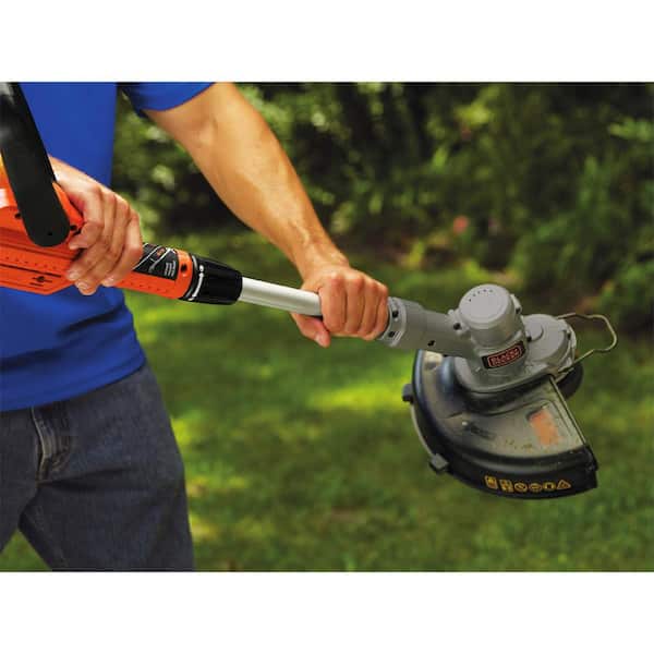 Black+decker LST3003ZP 12 in. 20V Max Lithium-Ion Cordless 2-in-1 String Grass Trimmer/Lawn Edger with Bonus 3-Pack of Spools Included
