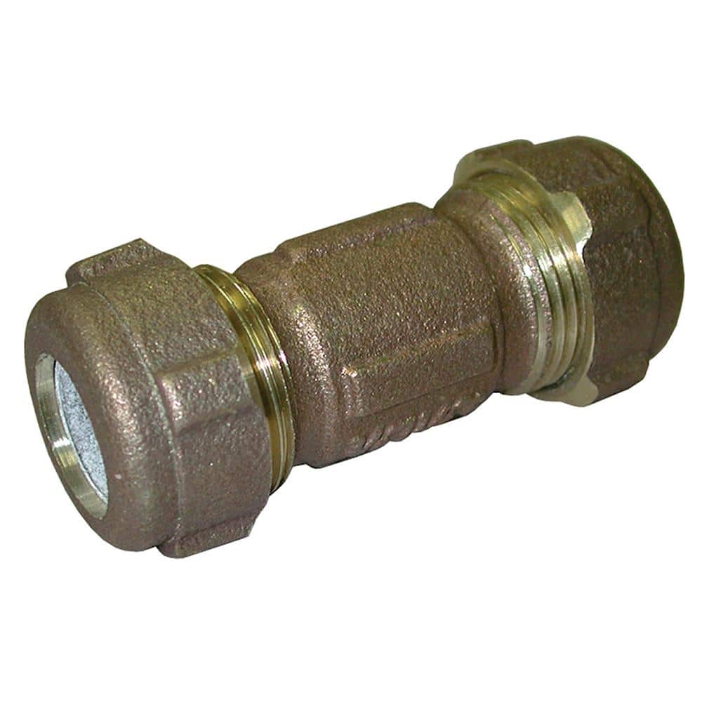 1/2 in. CTS or 3/8 in. IPS Bronze Coated Brass Compression Coupling 3 in. L for Pipe Repair price history on PriceWatchPro