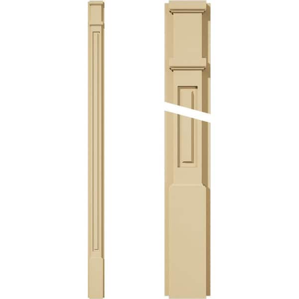 Ekena Millwork 2 in. D x 4 in. W x 72 in. L Primed Polyurethane Pilaster 1- Pack