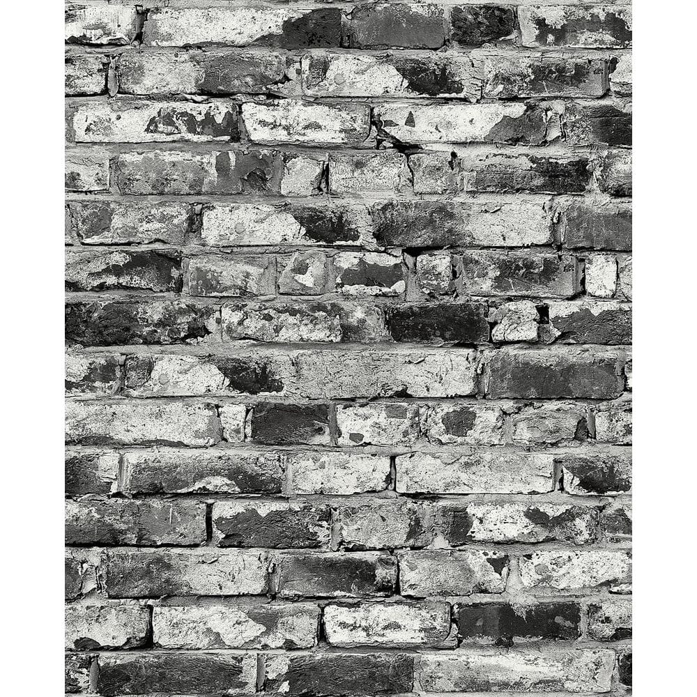 Art3dwallpanels Brown 27.5 in. x 27.5 in. Faux Brick 3D Wall