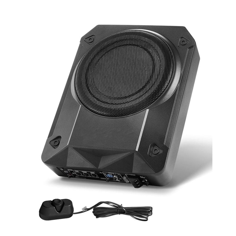 can you power a subwoofer from a cigarette lighter SVOPES 8 in. 800-Watt Under Seat Car Subwoofer, Slim Powered Sub, Built-in Amplifier, High/Low Level Input and Volume Control MCXAZQCZYXDYRYX1PV9-250206 DIY-10inch KICKER BASS STATION SUB/AMP
