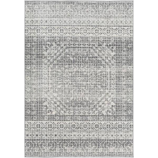 Artistic Weavers Kassandra Light Grey 7, Memory Foam Rug Pad 5 215 7×10