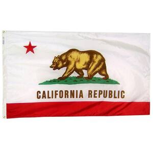 2 ft. x 3 ft. Nylon California State Flag