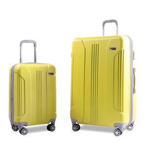 Denali 2-Piece Yellow Expandable Hard Side with TSA Lock Luggage Set