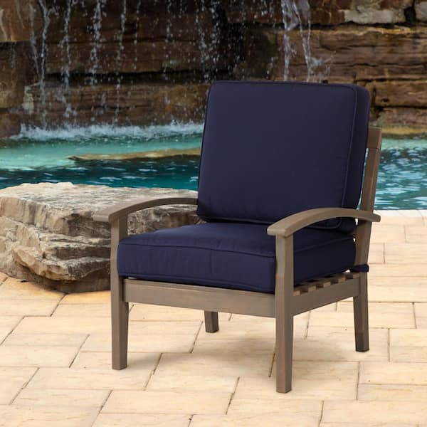 navy lounge chair cushion