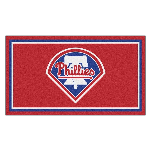 FANMATS MLB - Philadelphia Phillies 3 ft. x 5 ft. Ultra Plush Area Rug