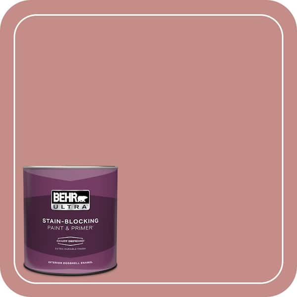 BEHR ULTRA 1 qt. #BIC-32 Grand Sunset Extra Durable Eggshell Enamel Interior Paint & Primer