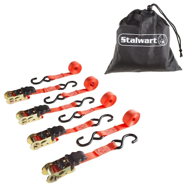 10 ft. x 6 in. Ratchet Tie Down Straps (4-Pack) 10 ft. x 6 in. Ratchet Tie Down Straps (4-Pack)