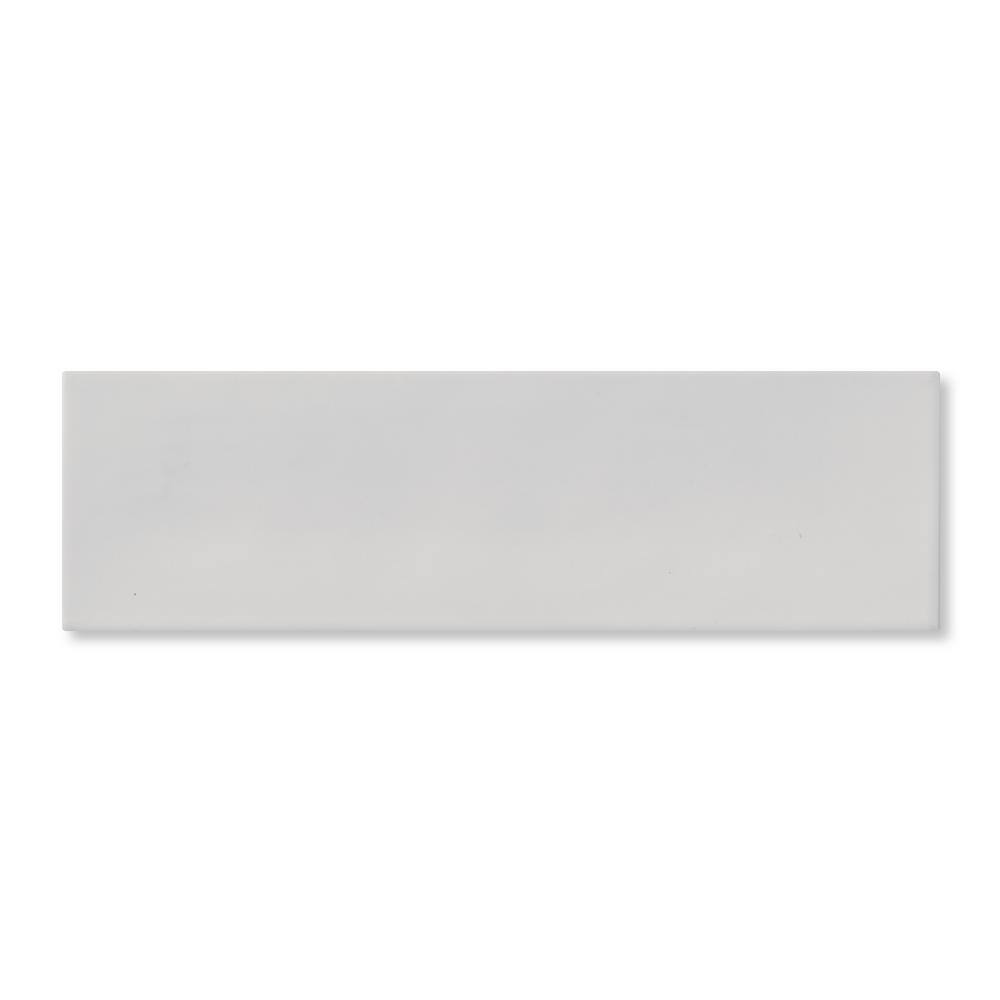 Bedouin Light Gray Gloss Ceramic Subway Wall Tile 3.5" x 12"