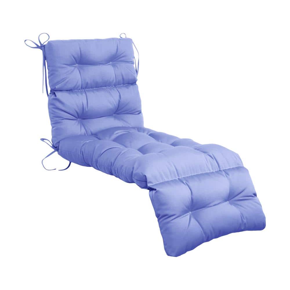 "Outdoor Chaise Lounge Chair Cushion 72""x 22""x4"",Polyester Patio Pool Lounge Chair Cushion for with Ties,Violet" price history on PriceWatchPro