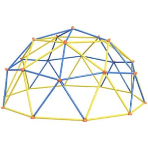 10 ft. Climbing Dome, Outdoor Play Jungle Gym for 3-8-Years Old, Easy Install, Multi-Color