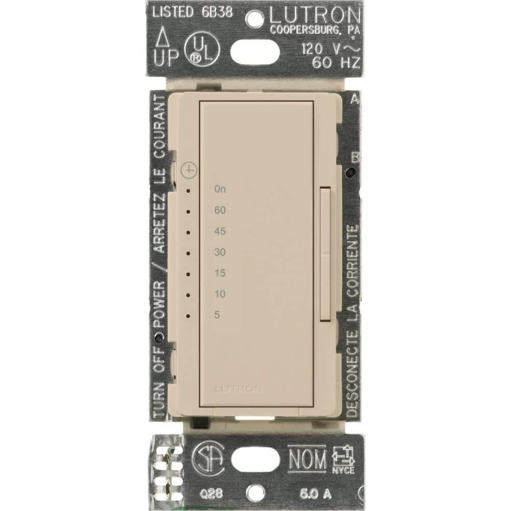 Maestro Countdown Timer Switch for Fans and Lights, 3A Fan/150W LED, Single-Pole/Multi-Location, Taupe (MA-T51MN-TP) price history on PriceWatchPro