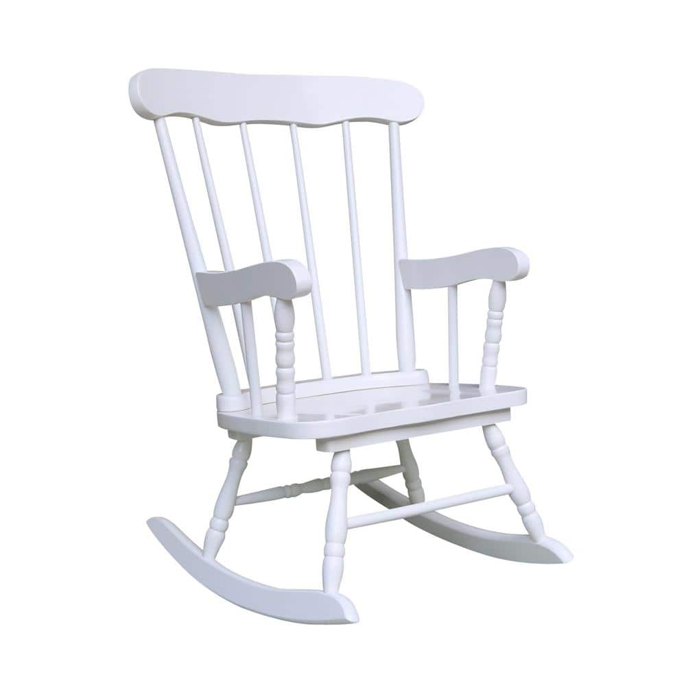 Childs white rocking clearance chair