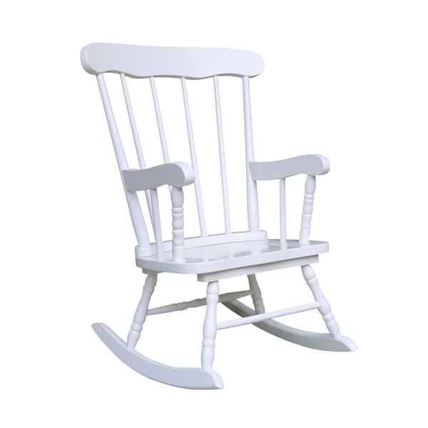 International Concepts White Rocking, Toddler Rocking Chair With Straps