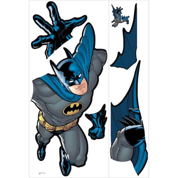 RoomMates 5 in. x 19 in. Batman - Gotham Guardian Peel and Stick Giant Wall  Decals 6-Piece) RMK1149GM - The Home Depot