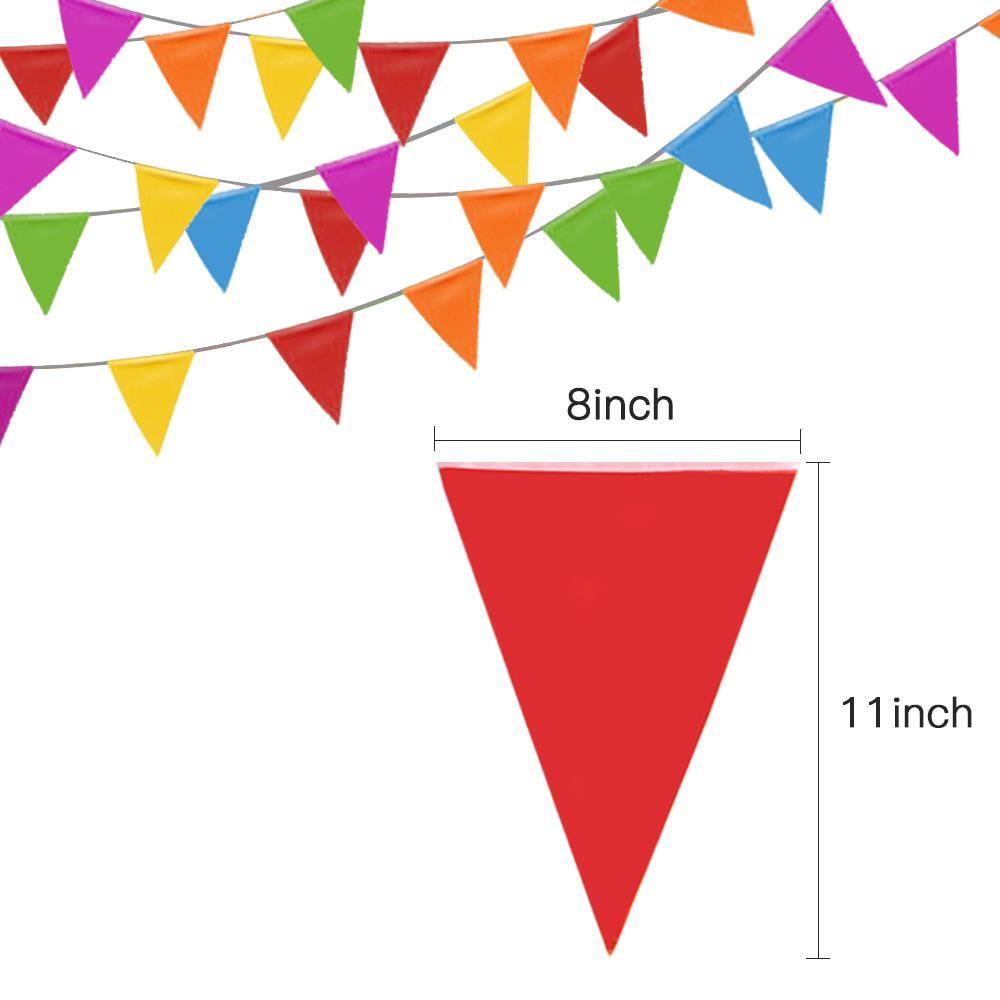 Multicolor Pennant Banner Flags for Birthday Party Decoration