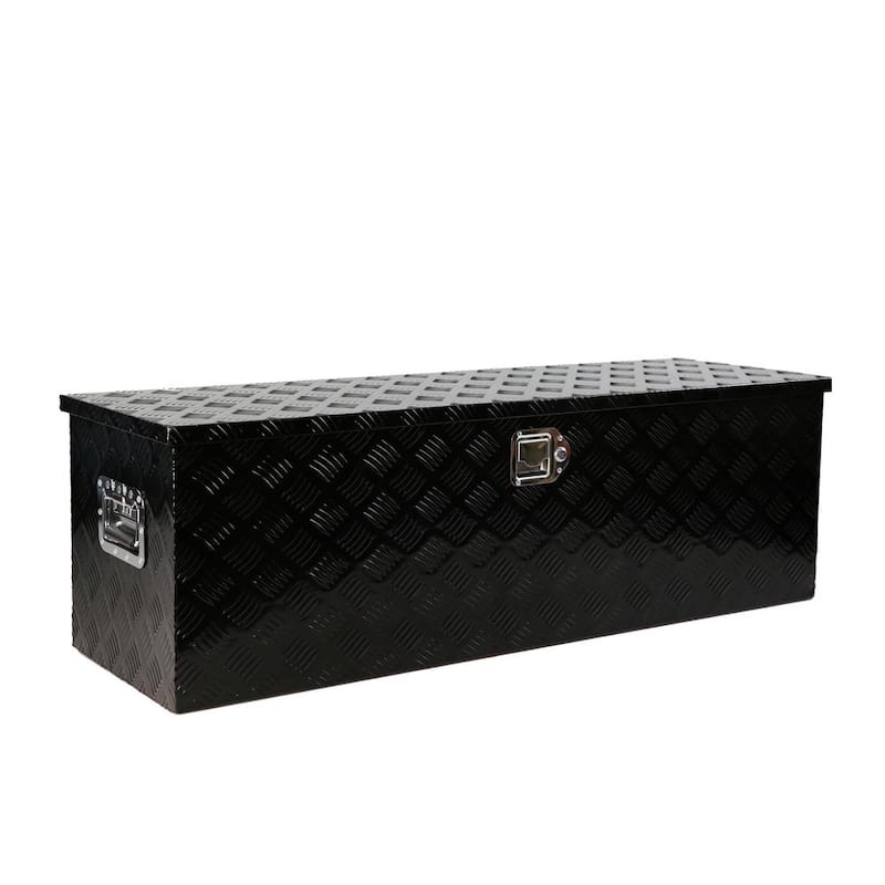 48 Gal. Aluminum Deck Box, Tool long Box with Lock