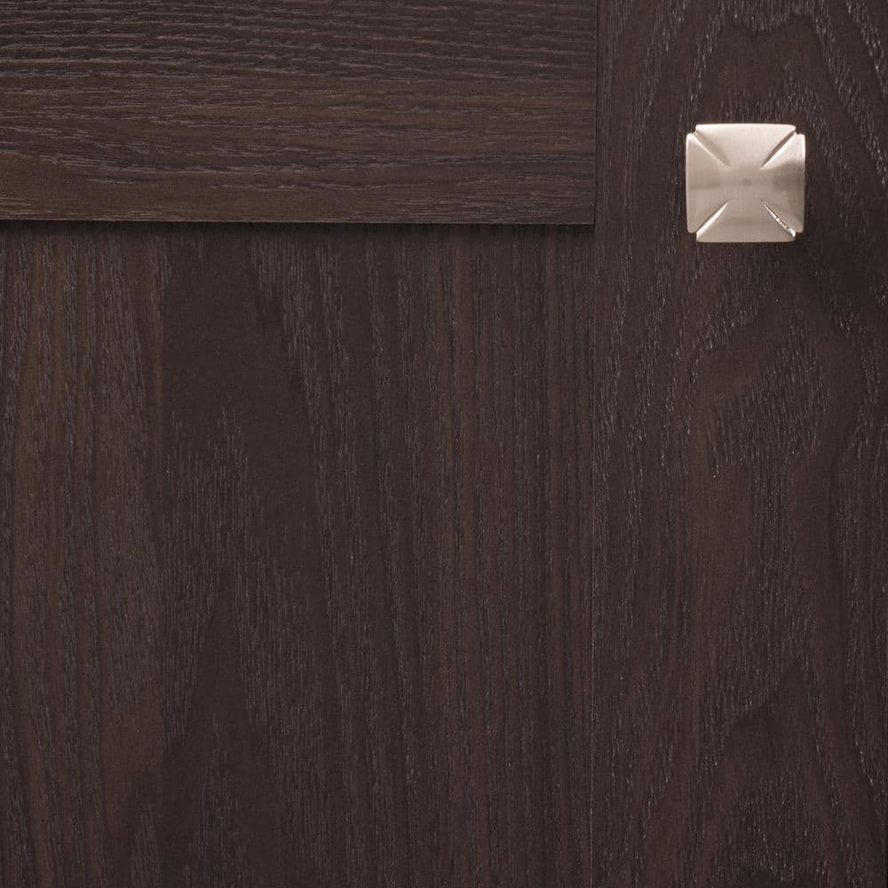 Satin Nickel Square Cabinet Knob with Sleek Design