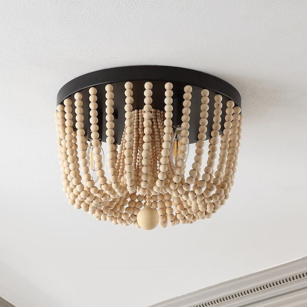 メタヴィティスカルファイヤー JONATHAN Y Eivissa 13 in. Oil Rubbed Bronze 3-Light Coastal