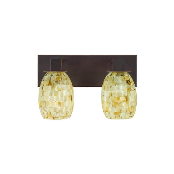 Unbranded Aspen 6.25 in. 1-Light Dark Granite Vanity Light