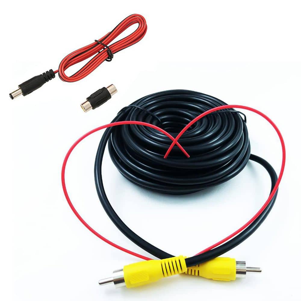 KGUARD セキュリティカメラ RCA端子 Yichuhaoxi 34FT Upgraded RCA Backup Camera Cable with Trigger Wire