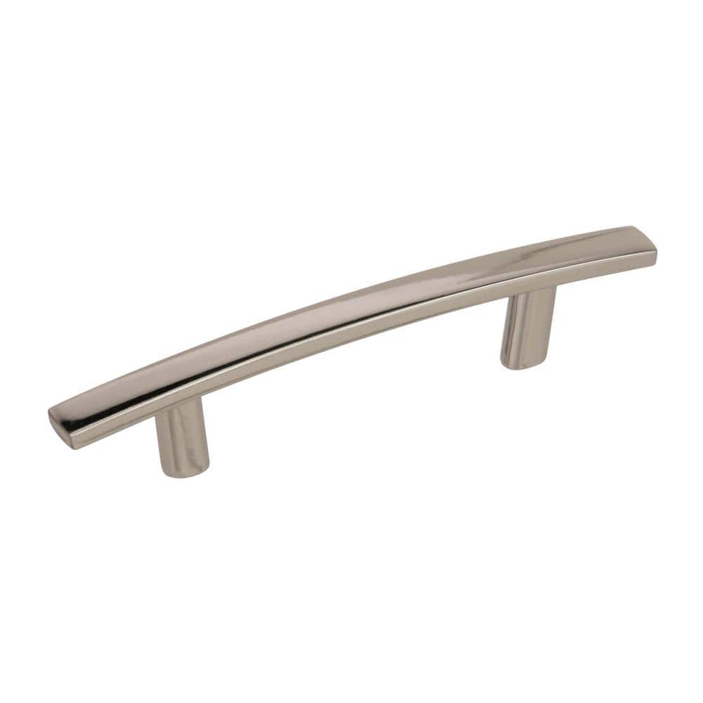 Polished Nickel 5-1/4" Modern Cabinet Bar Pull