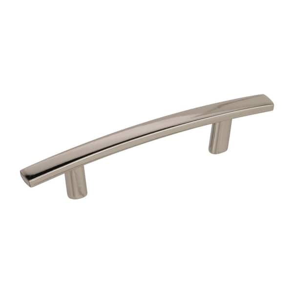 Amerock Cyprus 3 in (76 mm) Center-to-Center Polished Nickel Drawer Pull