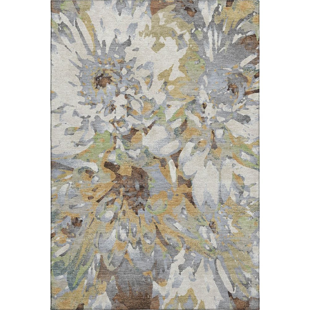 Mayfield Premium Machine Washable Abstract AMF2340 Wheat 9 ft. x 12 ft. Area Rug price history on PriceWatchPro
