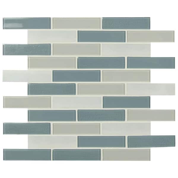 MSI Colosseo Azul 12 in. x 12 in. Mixed Glass; Stone Look Wall Tile (20 sq. ft./Case)