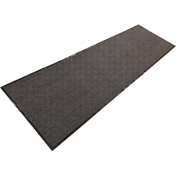 PVC Backing 3 ft. W x 10 ft. Grey-Black Garage Flooring