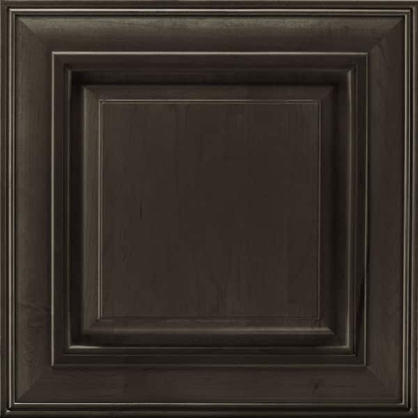 American Woodmark Savannah 11 9/16-in. W x 3/4-in. D x 11 1/2-in. H in Maple Slate Cabinet Door Sample