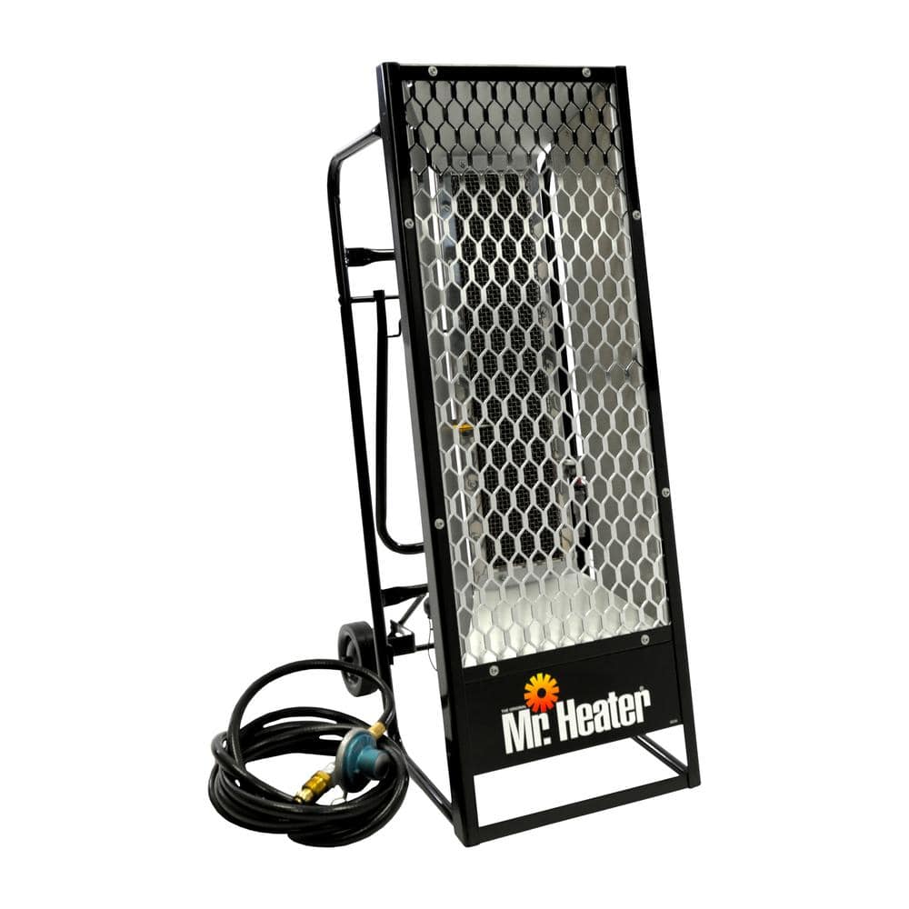 35,000 BTU Black Metal Portable Propane Heater