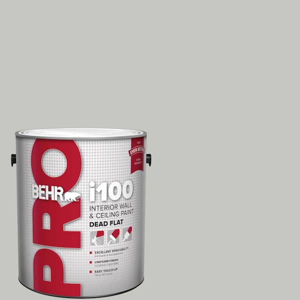 1 gal. #PPF-29 Traditional Gray Dead Flat Interior Paint